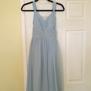 AZAZIE | Blue Short Bridesmaid Dress